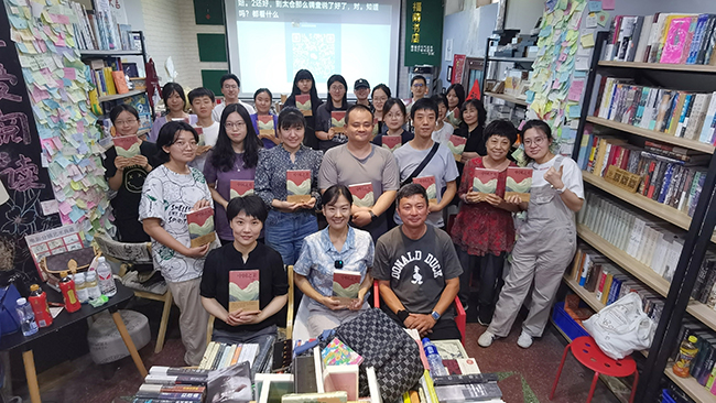 圖為參加活動的聽力殘疾人